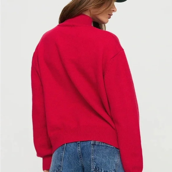 Princess Polly Red Sweater - Picture 4 of 5